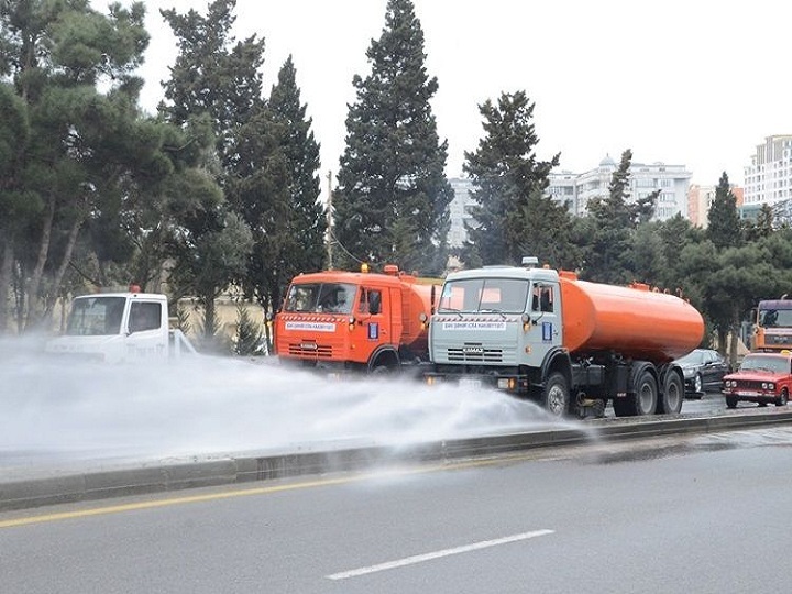 Bakıda iki gün gücləndirilmiş dezinfeksiya işləri aparılacaq