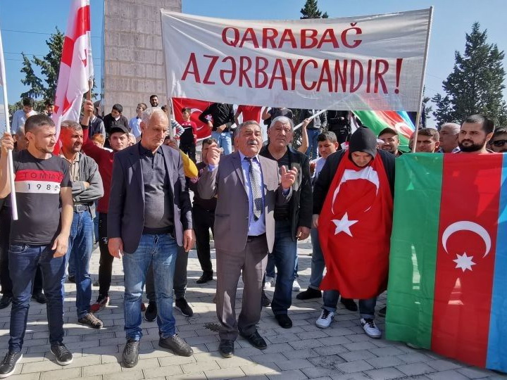 В Грузии прошел митинг-шествие под лозунгом «Карабах – Азербайджан!» - ФОТО