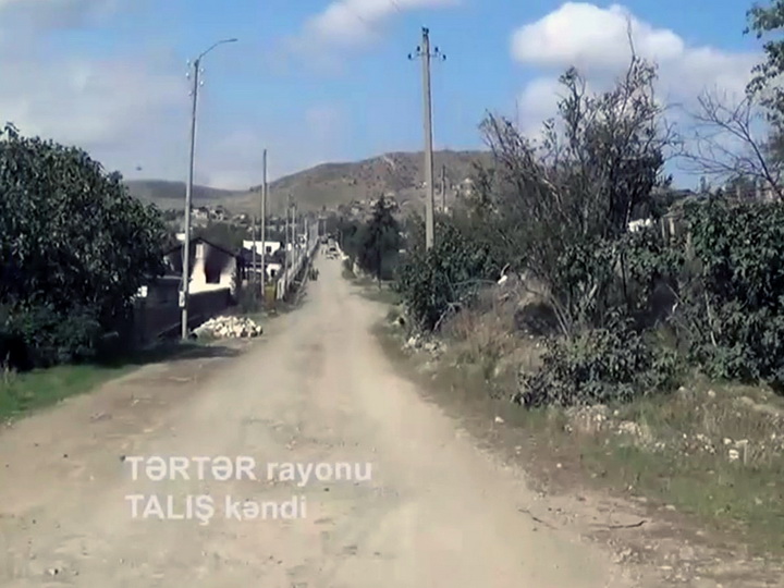 Освобожденное Азербайджанской Армией село Талыш – ВИДЕО