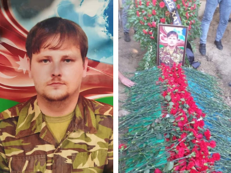 Похоронен русский молодой человек, добровольно воевавший за свою родину Азербайджан – ФОТО