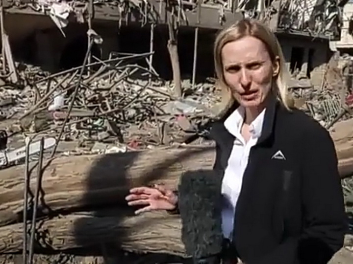 Би-би-си о разрушениях в Гяндже: «Это был жилой дом, где люди спали в момент взрыва. Ни одной военной цели» – ВИДЕО