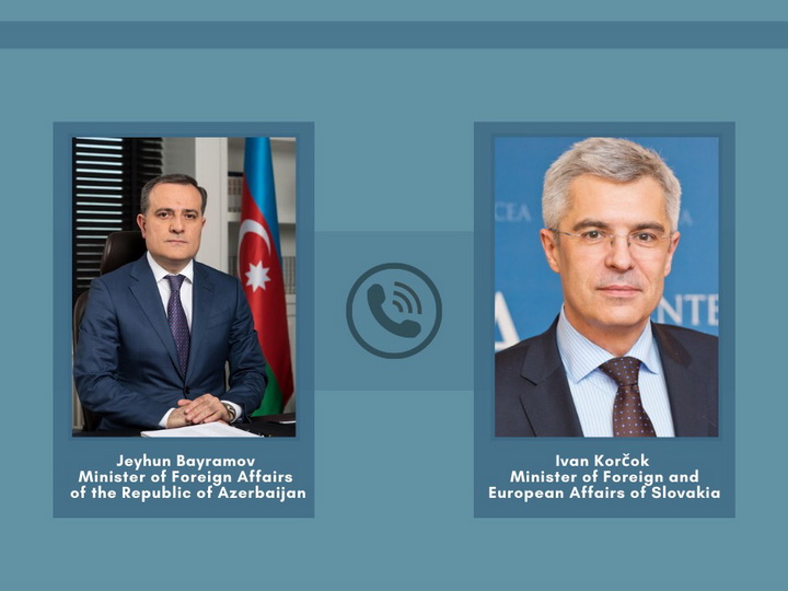 Состоялся телефонный разговор между главами МИД Азербайджана и Словакии