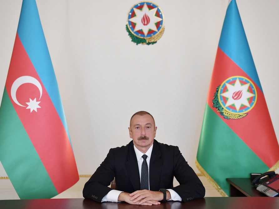 Президент Азербайджана Ильхам Алиев обратился к народу - ВИДЕО