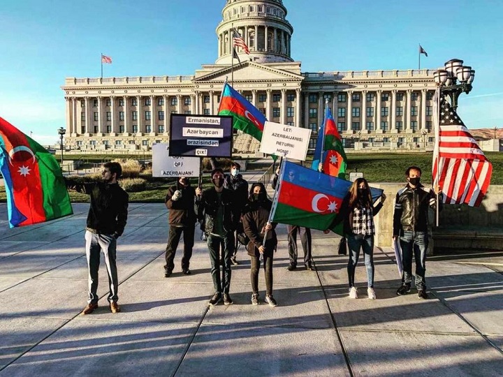 ABŞ-ın Yuta Azərbaycan İcması Ermənistanın terrorçu hərəkətlərini pisləyir - FOTO