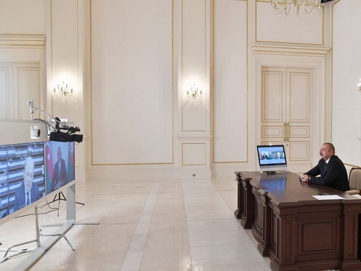 Prezident İlham Əliyev İtaliyanın Rai-1 televiziya kanalına müsahibə verib - FOTO
