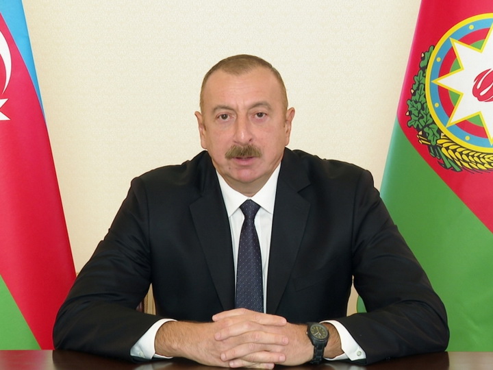 Ильхам Алиев: Почему тот, кто хочет прекращения огня, отправляет в Армению оружие?
