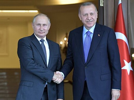 Эрдоган предложил Путину вместе участвовать в решении кризиса в Карабахе