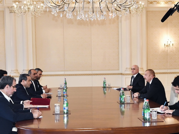 Президент Ильхам Алиев принял делегацию во главе со специальным представителем Президента Ирана - ФОТО