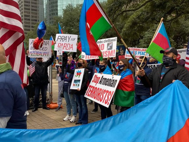 Акция протеста против армянского терроризма прошла в Хьюстоне - ФОТО - ВИДЕО