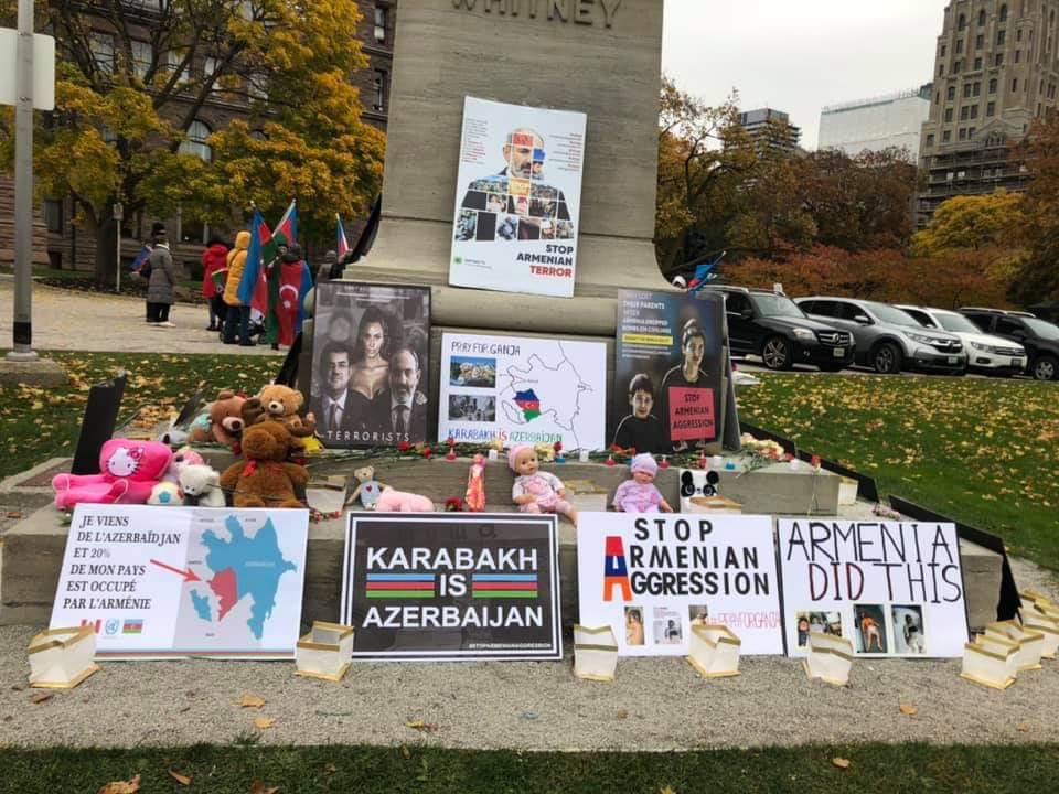 Азербайджанские женщины Торонто провели акцию солидарности - ФОТО