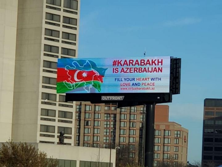 Çikaqo yollarında “Karabakh is Azerbaijan” şüarı - FOTO