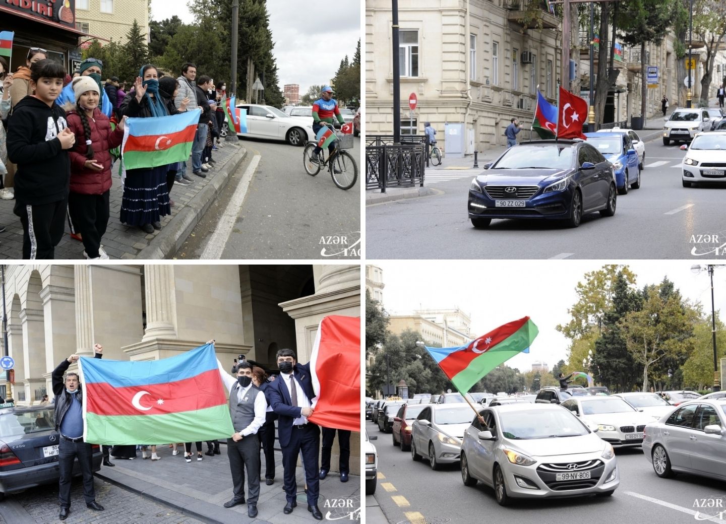 Азербайджанский народ празднует освобождение Шуши – ФОТО - ВИДЕО