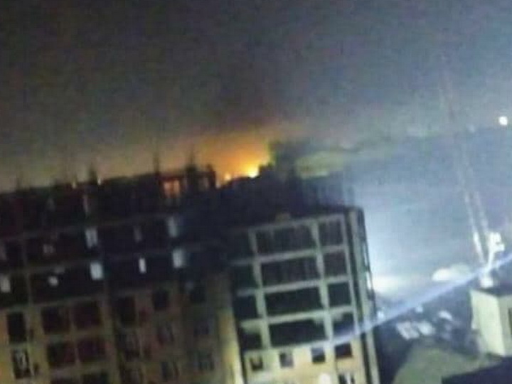 В Баку был слышан мощный взрыв - ФОТО
