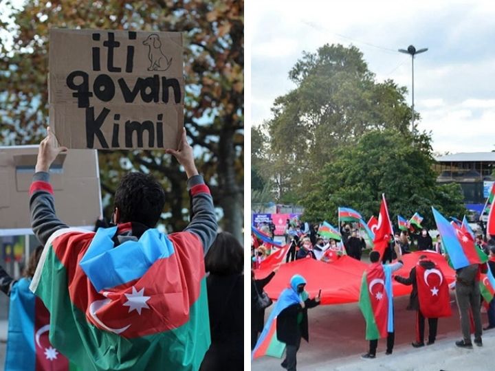 «Шуша освобождена!» Как азербайджанцы в разных странах праздновали победу – ФОТО