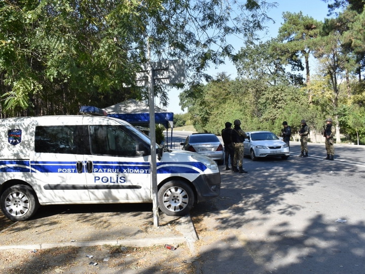В Джебраиле был задержан автомобиль с нарушителями военного положения
