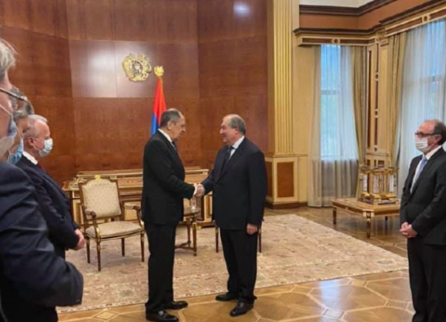 Лавров встретился с президентом и главой МИД Армении