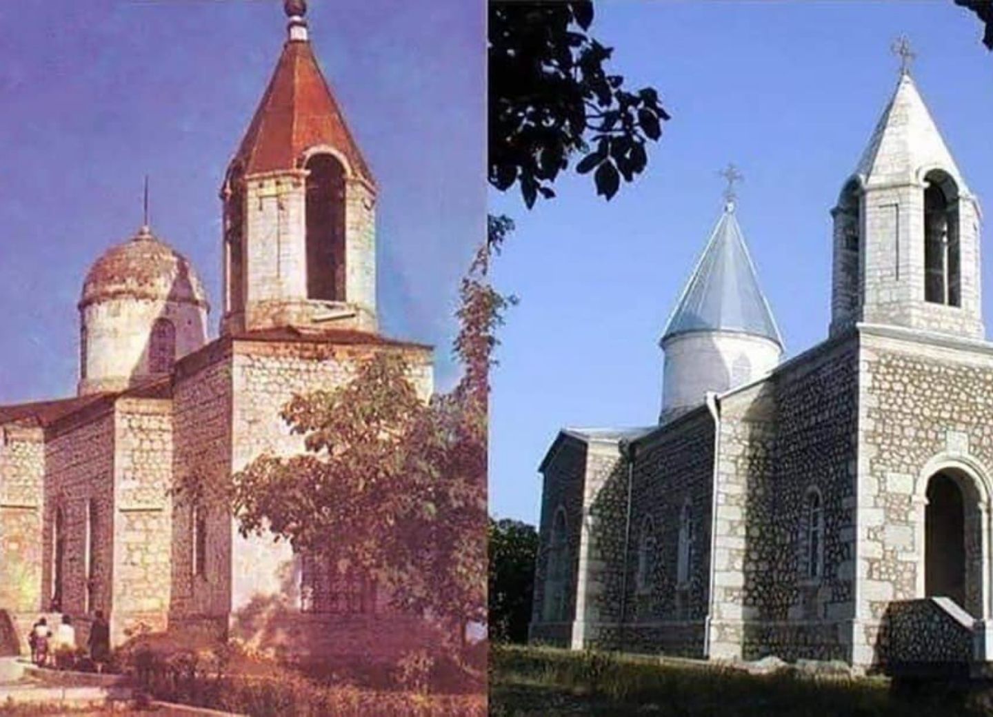 Как армяне превратили русский православный храм Шуши в армянскую церковь – ФОТО
