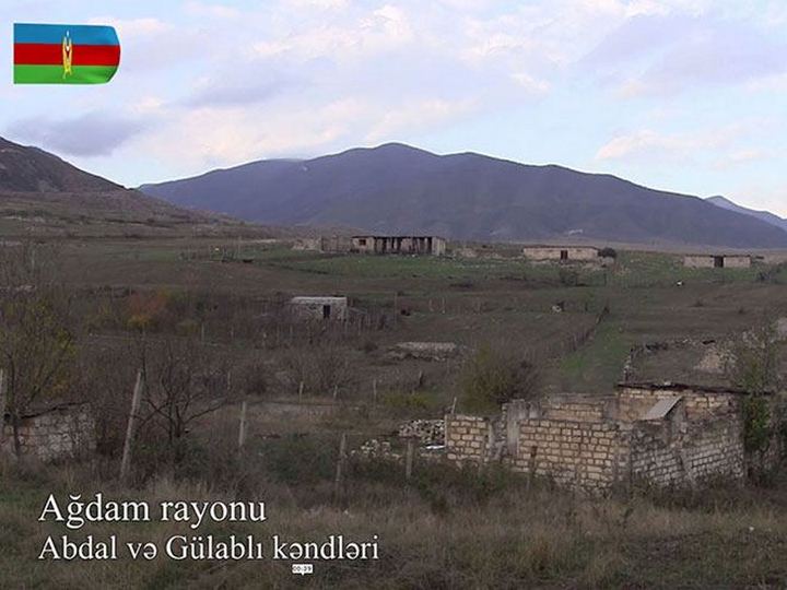 İşğaldan azad olunmuş Ağdamın Abdal və Gülablı kəndləri - VİDEO