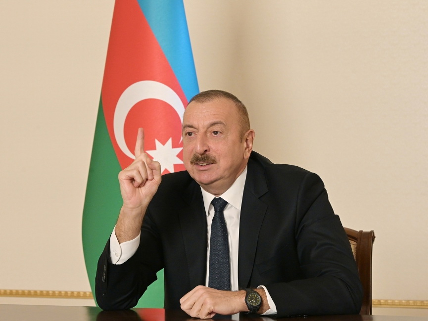 Ильхам Алиев: Посмотрите, с кем, с какими дикарями мы были лицом к лицу!