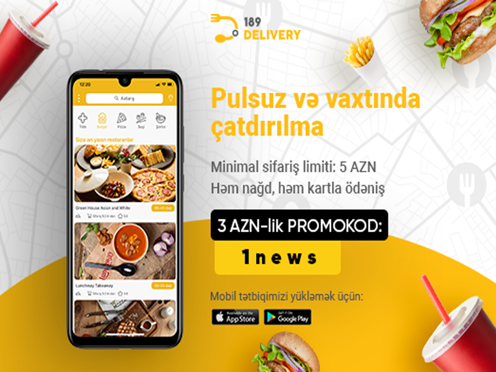 “189 TAXI” yeni xidmətini - “189 Delivery”ni təqdim etdi!