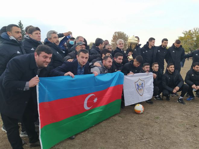 «Карабах» спустя 27 лет провел в Агдаме символический матч на стадионе «Имарят» – ФОТО - ВИДЕО