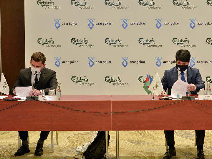 Carlsberg Azerbaijan və AzərŞəkər şirkətləri əməkdaşlıq memorandumu imzalayıblar  - FOTO