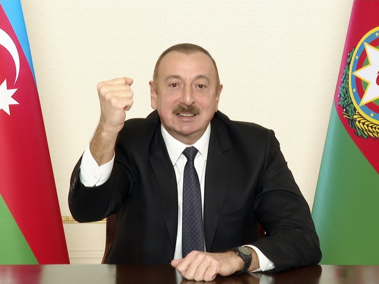 Ильхам Алиев: «Лачинский коридор очищен от армянских оккупационных сил»