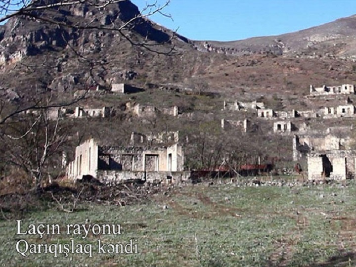 Laçın rayonunun Qarıqışlaq kəndinin görüntüləri - VİDEO