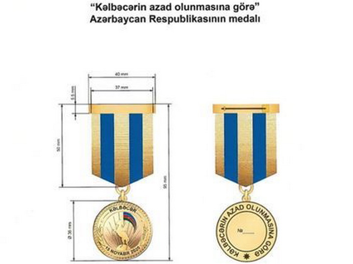 Утверждено Положение о медали Азербайджанской Республики «За освобождение Кяльбаджара»