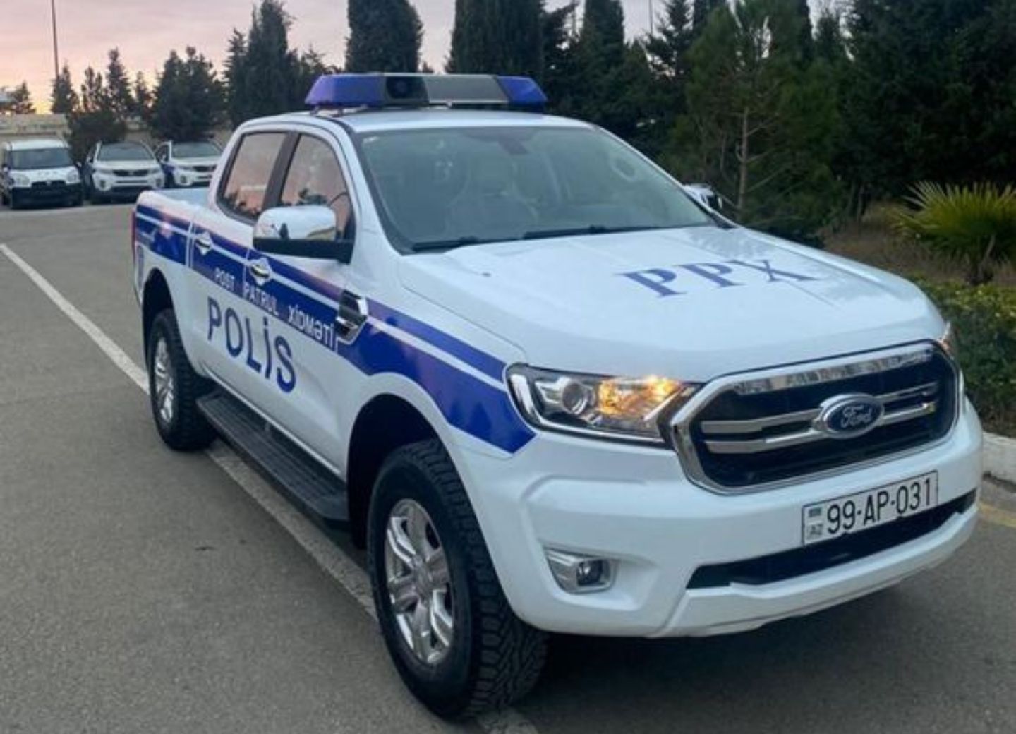 Полиция Азербайджана Мерседес