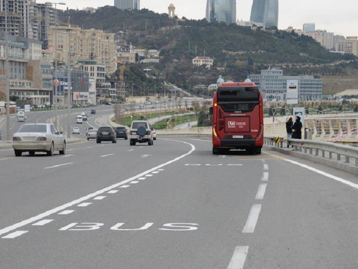 Paytaxtda daha bir küçədə avtobus zolağı çəkiləcək