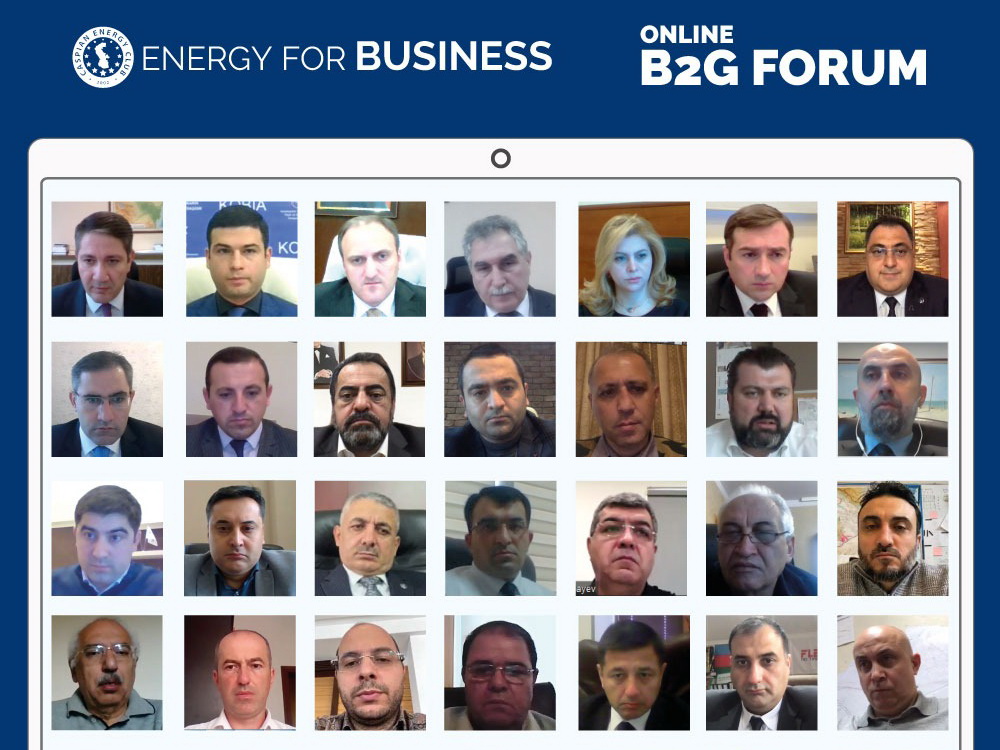 Caspian Energy Club организовал очередной онлайн B2G FORUM
