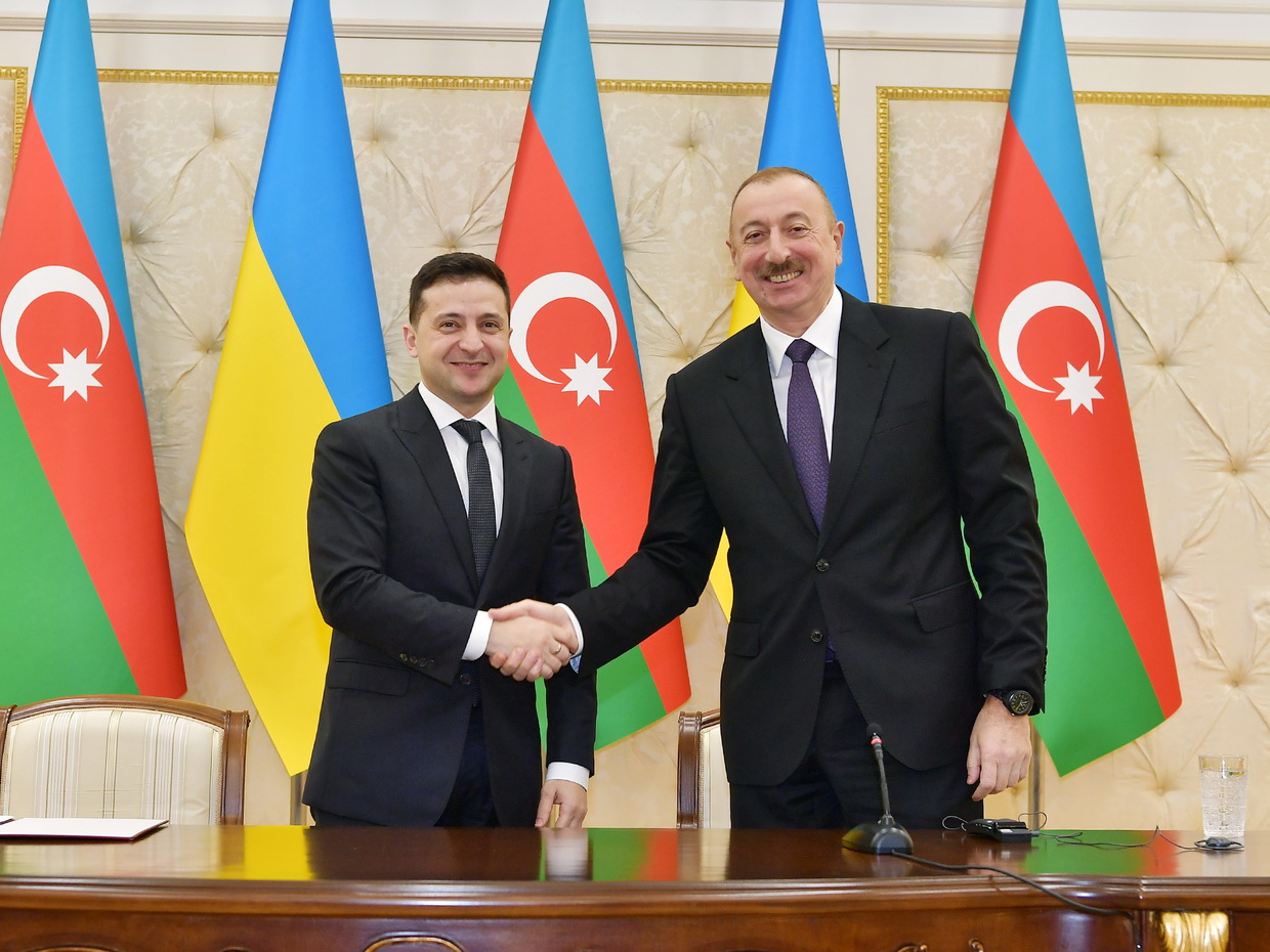 Владимир Зеленский: Украина и в дальнейшем будет поддерживать территориальную целостность Азербайджана