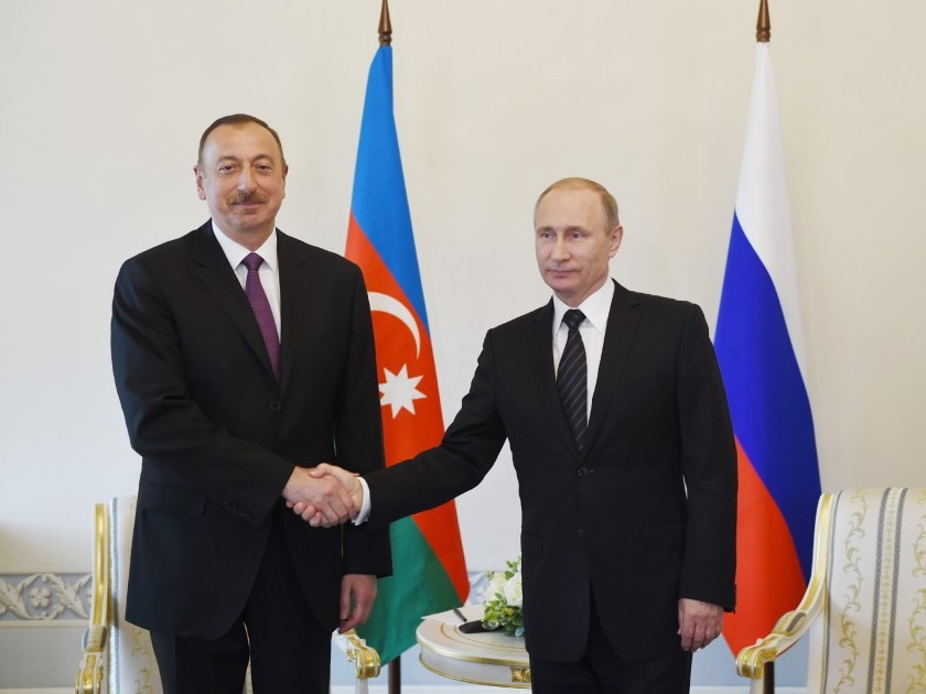 Ильхам Алиев и Владимир Путин выразили уверенность в дальнейшем расширении и укреплении сотрудничества