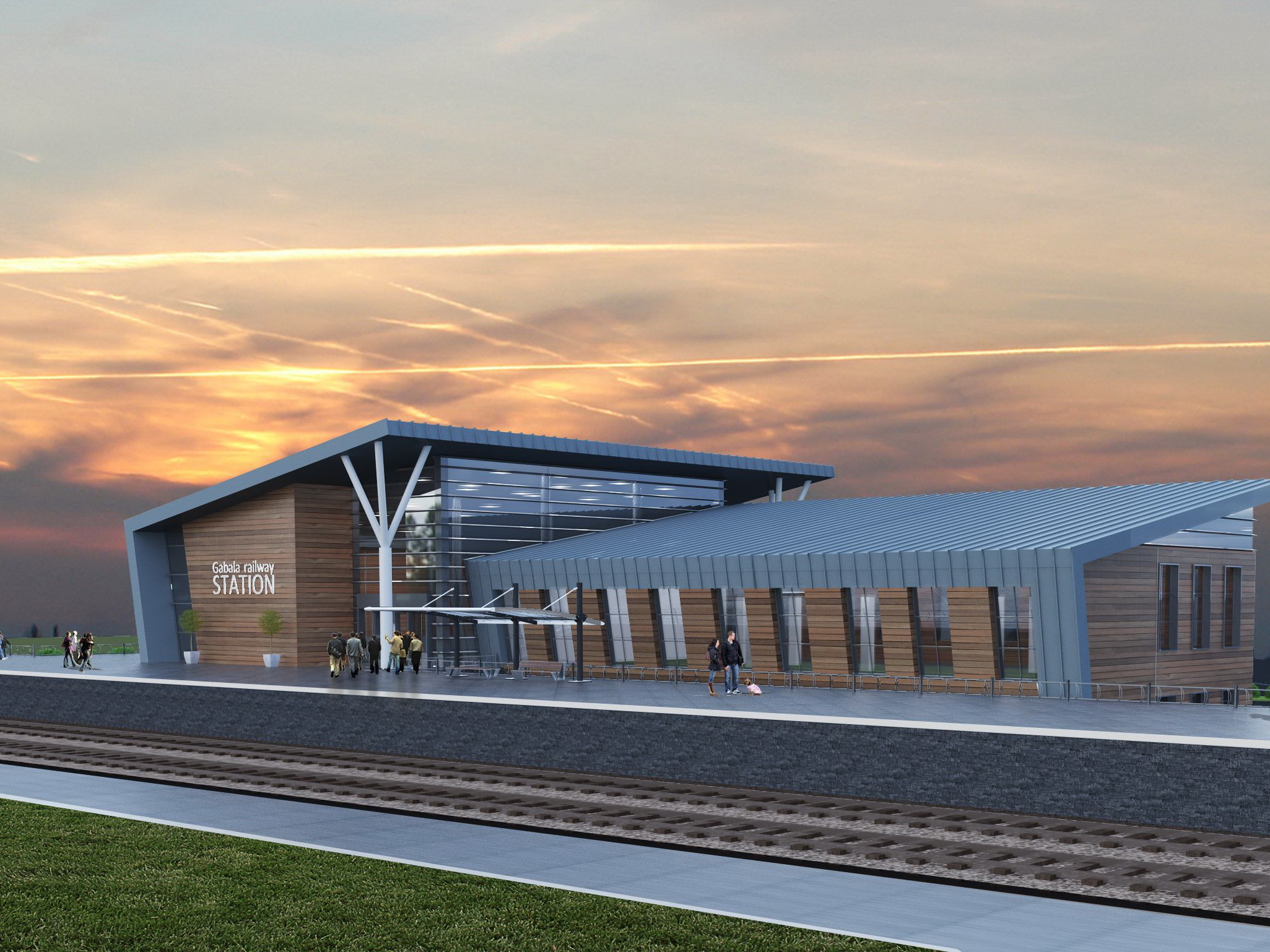 Достроен новый железнодорожный вокзал в Габале – ФОТО