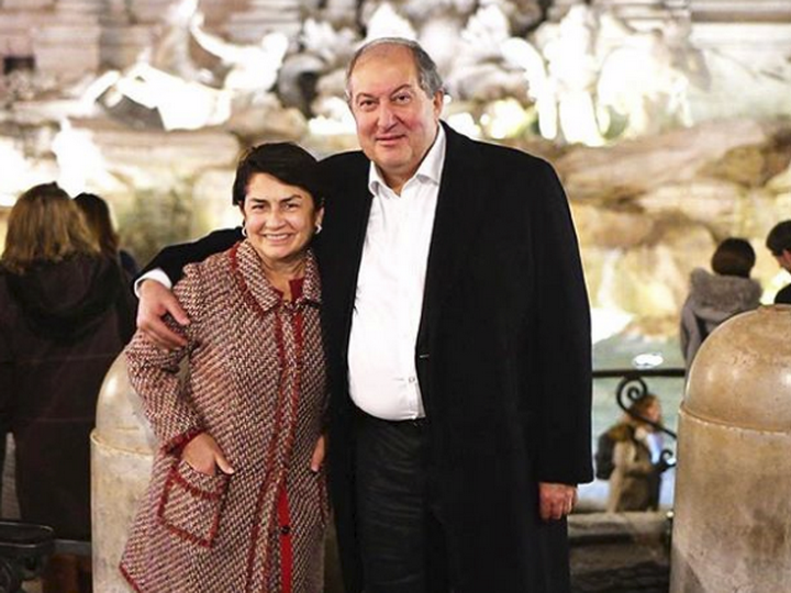 У жены президента Армении нашли коронавирус