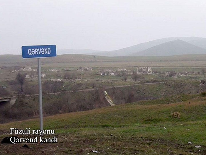 Füzuli rayonunun Qərvənd kəndi - VİDEO