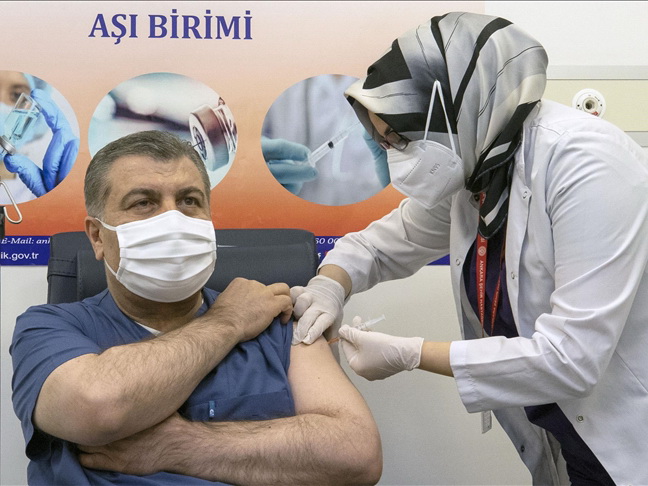 Турция вошла в первую десятку стран мира по числу вакцинированных от COVID-19