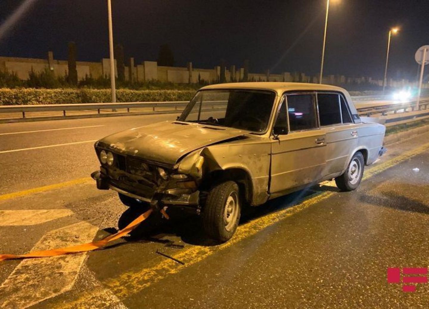 В Баку 11 автомобилей врезались друг в друга - ФОТО