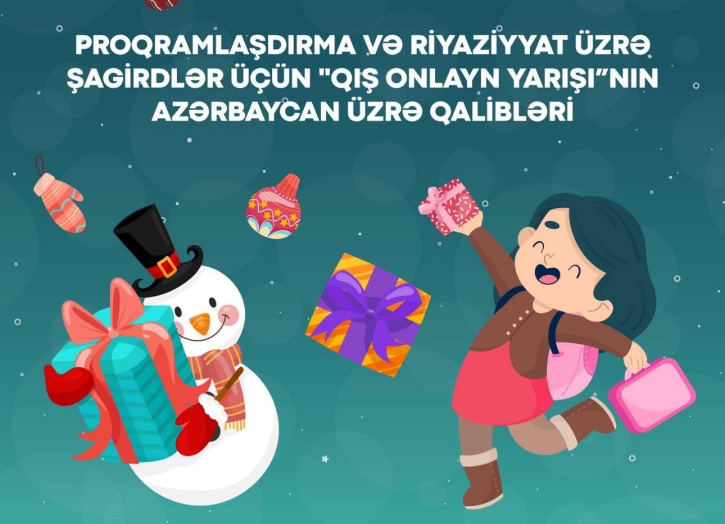 В Азербайджане объявлены победители «Зимнего онлайн-квеста» по программированию и математике - ФОТО