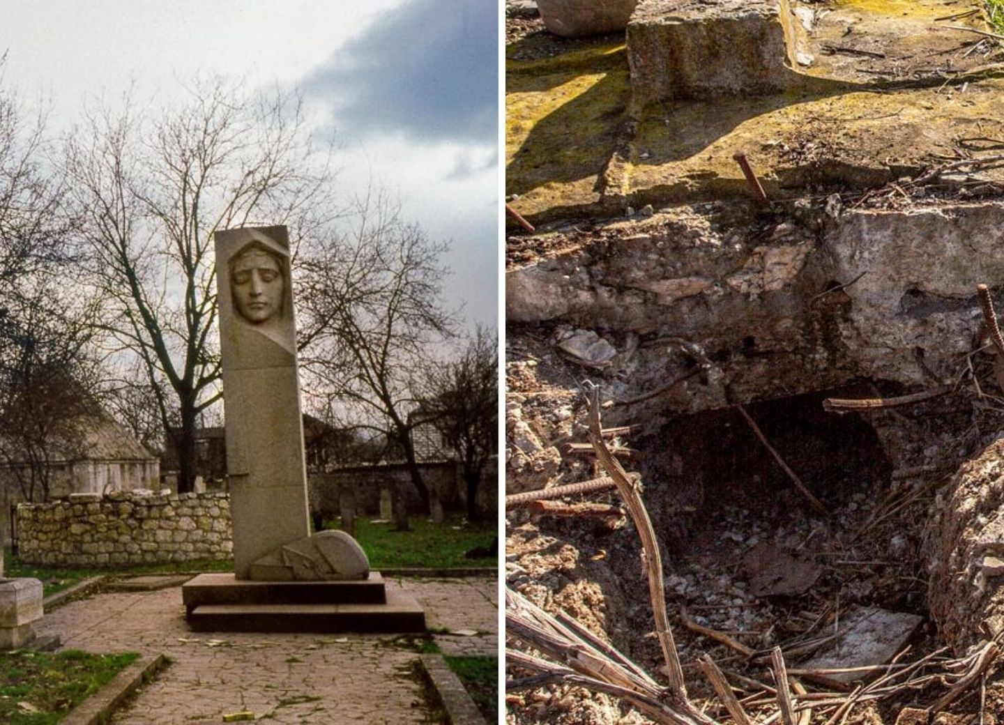 Армяне не только уничтожили памятник Натаван в Агдаме, но и осквернили ее могилу - ФОТО – ВИДЕО