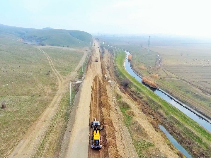 “Keşikçidağ” qoruğuna gedən yeni avtomobil yolunun inşasına start verilib – FOTO