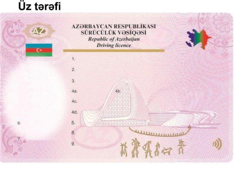Так выглядят новые водительские удостоверения Азербайджана – ФОТО