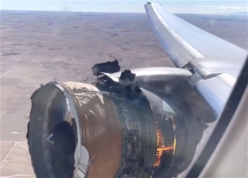 Обломки загоревшегося двигателя Boeing 777 рассыпались над городом Денвер – ФОТО – ВИДЕО