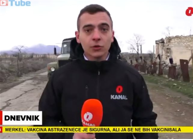 Команда боснийского телеканала «O Kanal» посетила освобожденный от оккупации Агдам - ВИДЕО