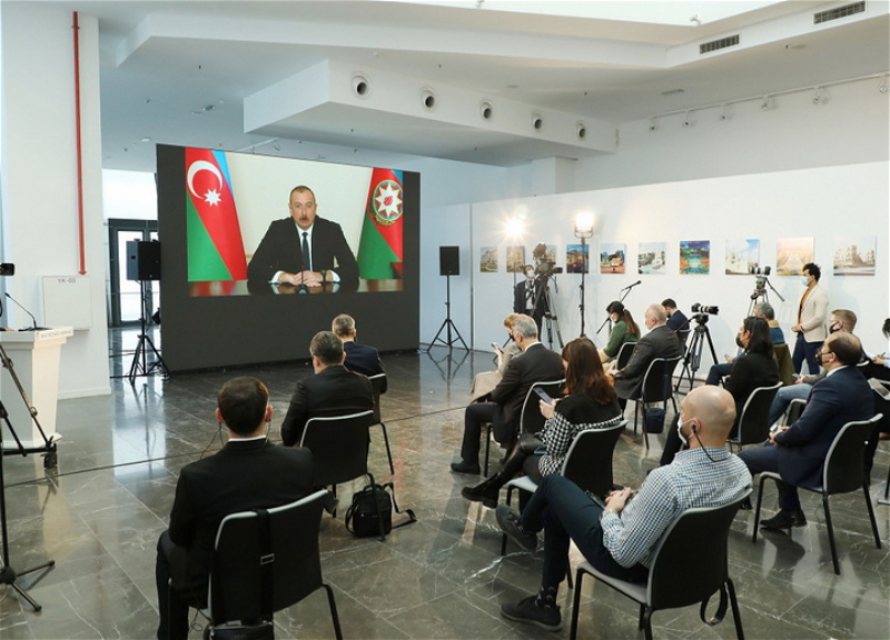 Полная версия пресс-конференции Президента Ильхама Алиева без перевода - ВИДЕО