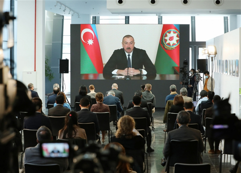Пресс-конференция Президента Азербайджана широко освещена в грузинских СМИ