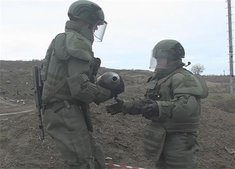 Около 25 тысяч взрывоопасных предметов обезврежено саперами РФ в Нагорном Карабахе − ФОТО