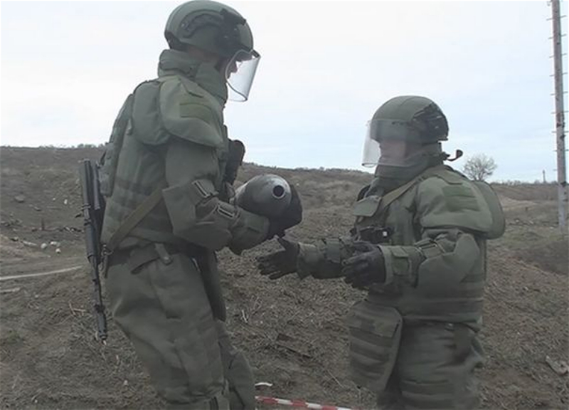 Российские саперы обезвредили в Карабахе около 25 тысяч мин и неразорвавшихся боеприпасов - ФОТО