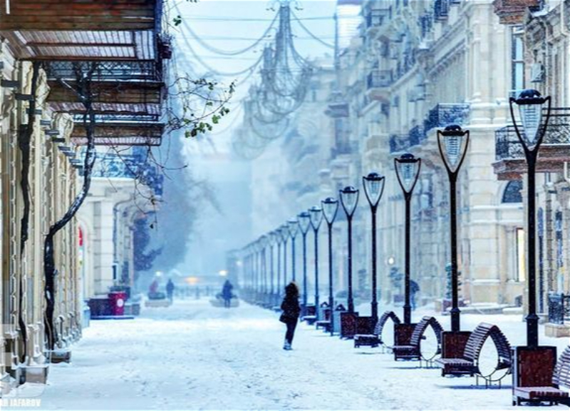 Температура воздуха в Баку и на Абшероне упадет до нуля градусов